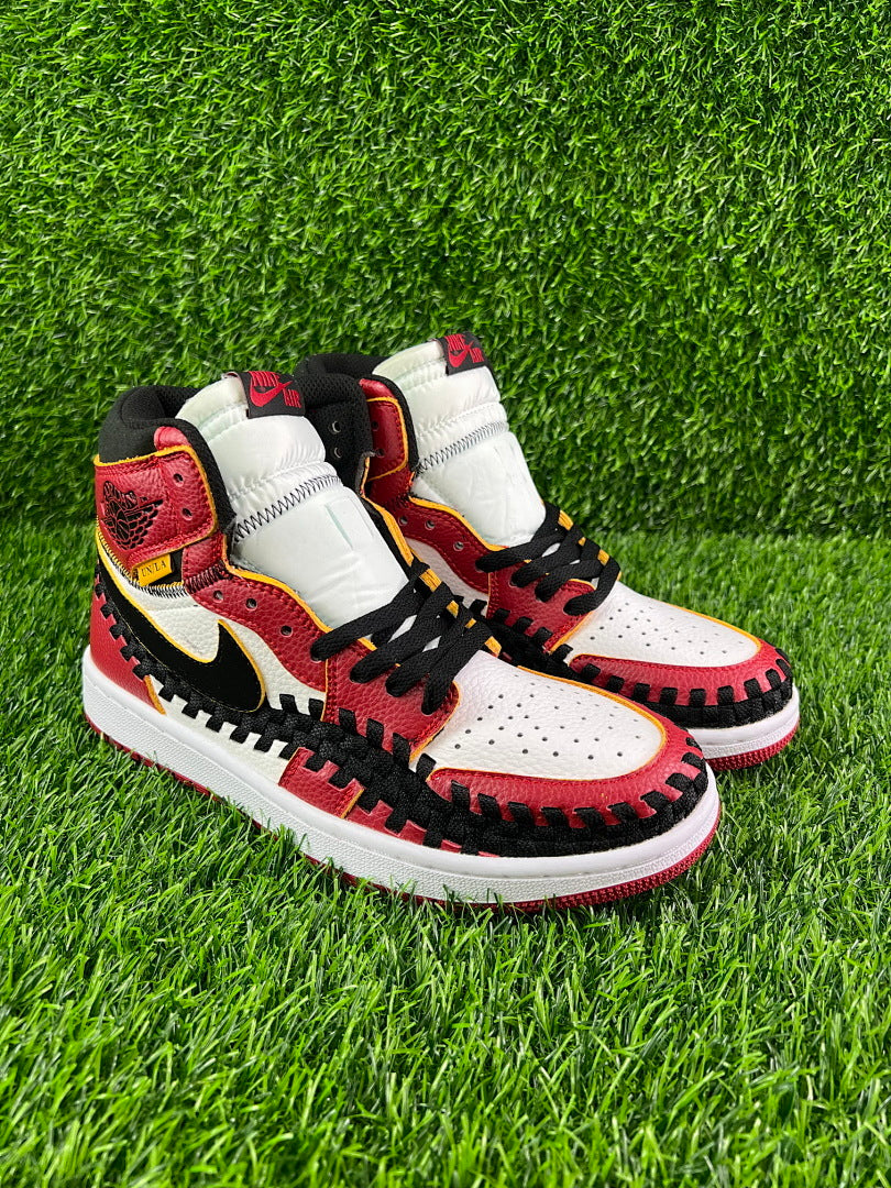 Nike Air Jordan 1 Retro High OG Union LA x Bephies Beauty Supply Woven Red Black White Sneakers FD0399-163