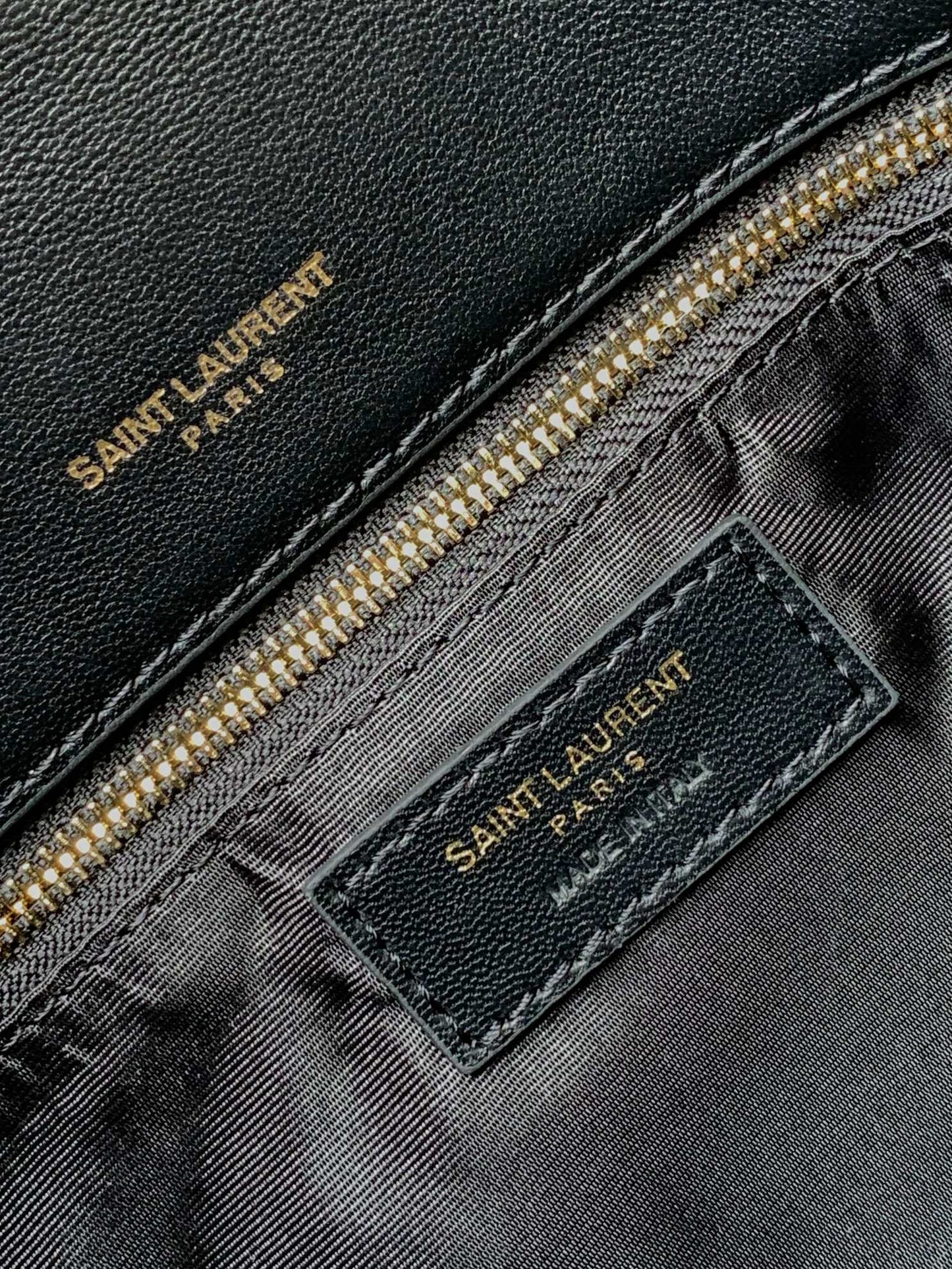 Saint Laurent Loulou Small Puffer Shoulder Bag in Quilted Leather - Black