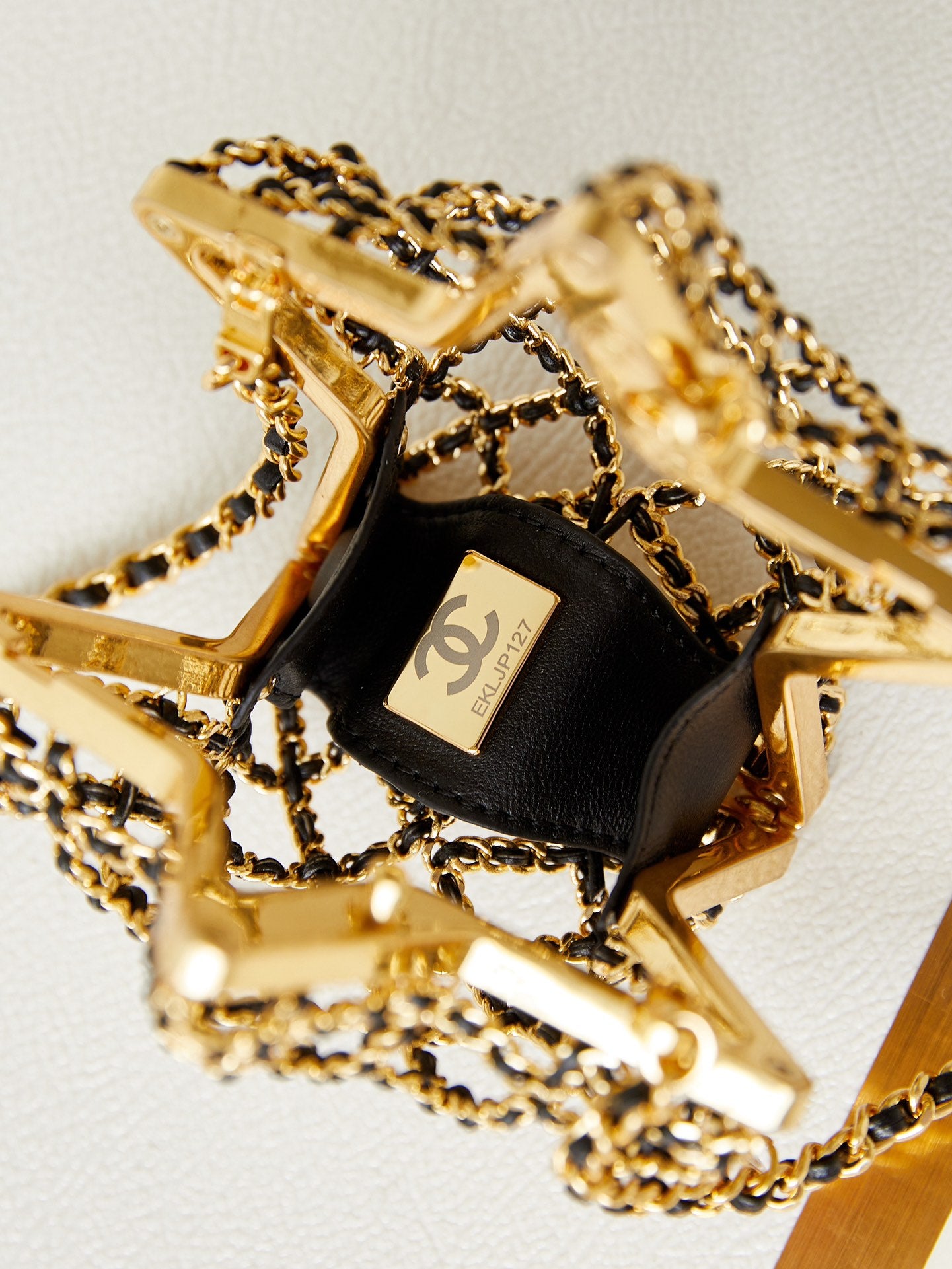 Gold Star Charm Adjustable Metal Chain Belt for Women - Celestial Fashion Accessory