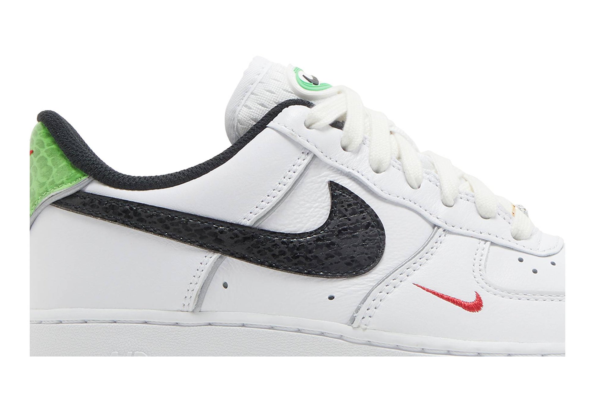 ( Women ) Nike Air Force 1 Low 07 Just Do ItSnakeskin White Black DV1492-101