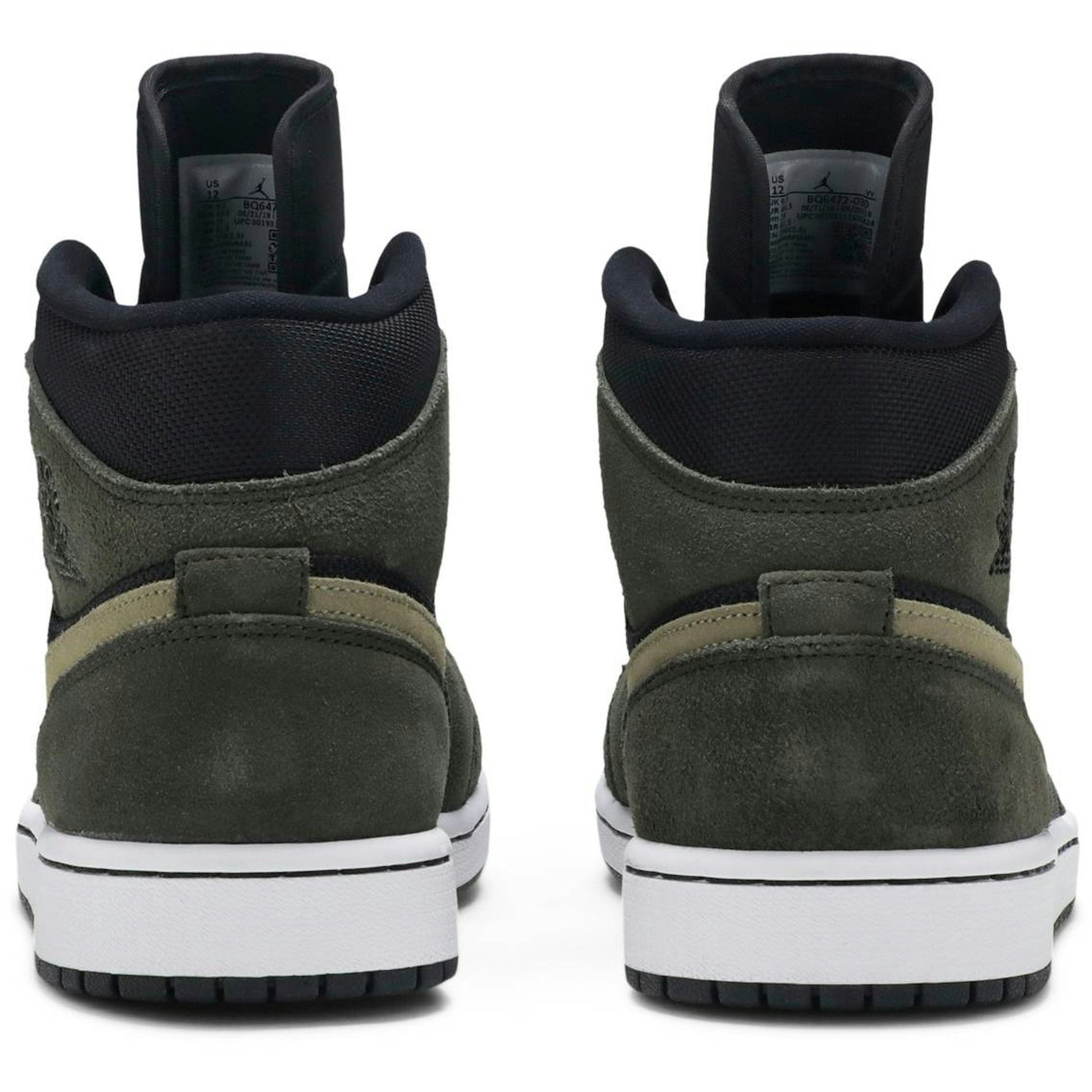 ( Women ) Air Jordan 1 Mid 'Olive' BQ6472-030