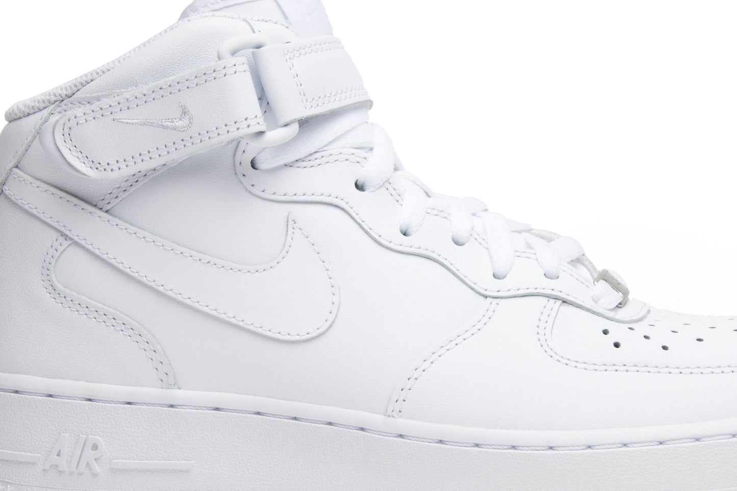 ( Women ) Nike Air Force 1 Mid 07 Leather 'Triple White' 366731-100