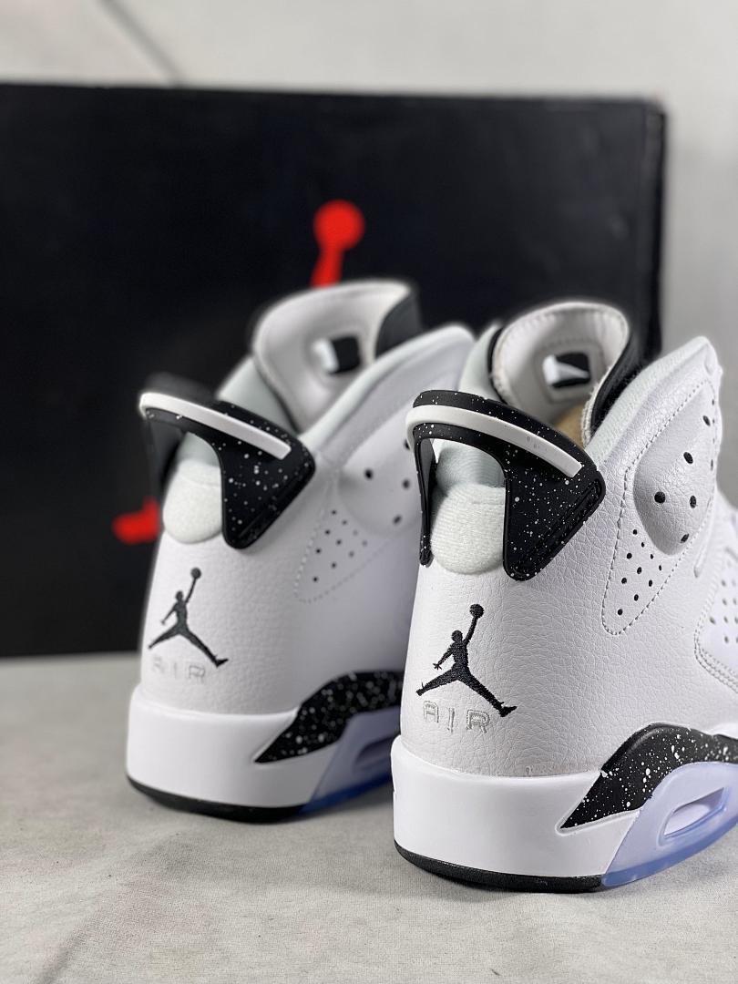 Air Jordan 6 Low 'Dongdan' White Black Speckle Basketball Sneakers DM0099-111