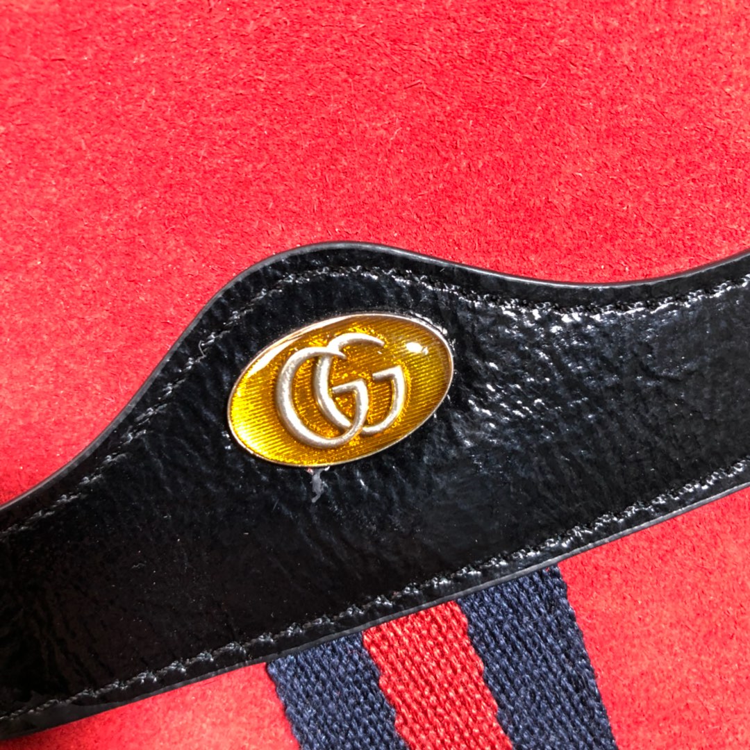 Gucci Vintage Red Suede Mini Crossbody Shoulder Bag with Web Stripe
