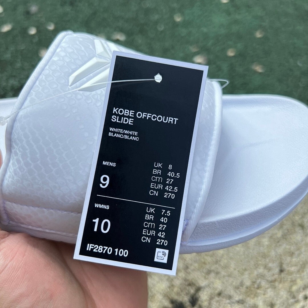 Nike Kobe Mamba Fury Slide White CJ0939-100