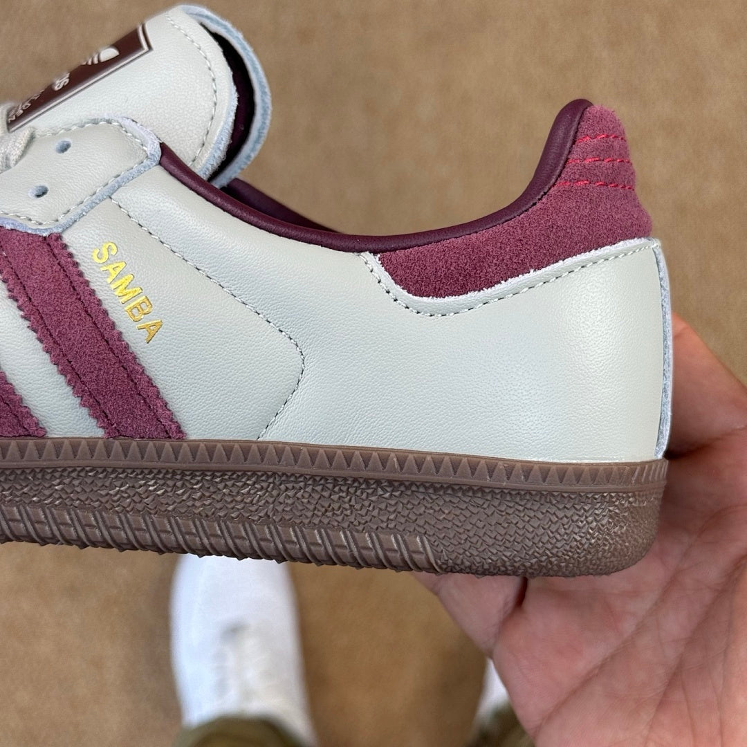 Adidas Samba OG Cream White Better Scarlet Gum IE7015