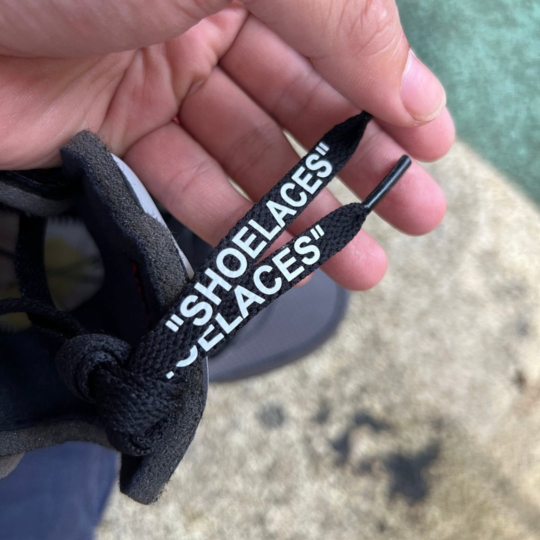 Off-White x Air Jordan 5 Muslin Black Metallic CT8480-001
