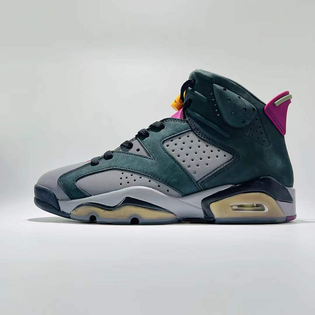 Air Jordan 6 Retro 'Bordeaux' CT8529-063 Nike Black Grey Pink Yellow Sneakers Shoes Trainers