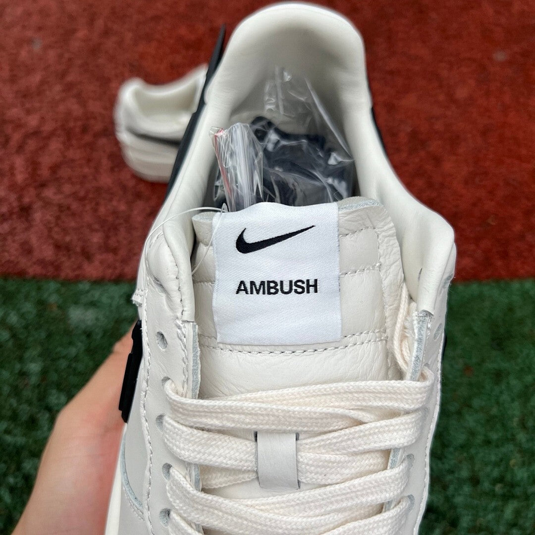 Nike Air Force 1 PLT.AF.ORM Phantom Black Sail Light Bone DQ7578-001