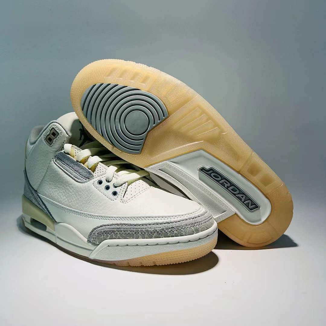 Nike Air Jordan 3 Retro Craft 'Ivory' Sail Cement Grey Shoes FJ9479-100