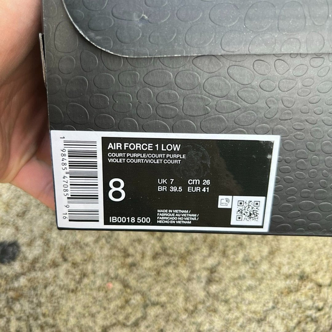 Nike Air Force 1 Low Kobe Bryant Purple Snakeskin CK0700-500