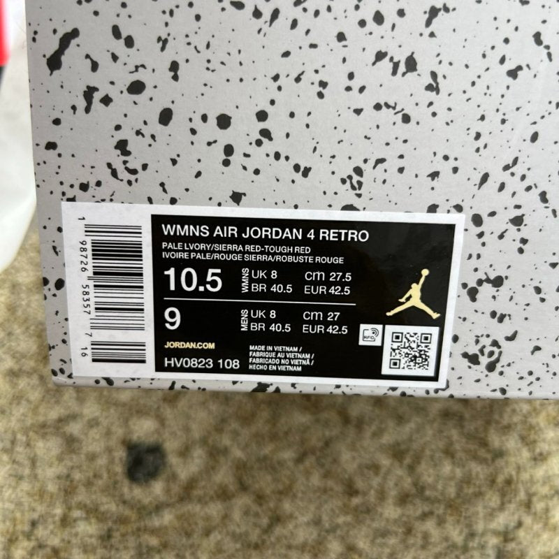 Air Jordan 4 Retro 'Red Metallic' CT8527-112