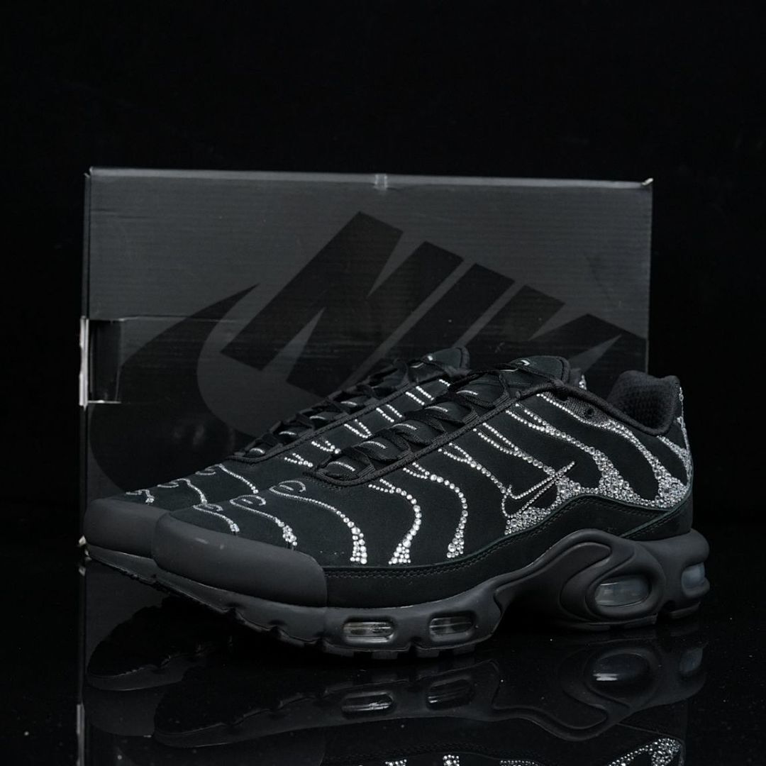 Nike Air Max Plus TN Black Crystal Rhinestone