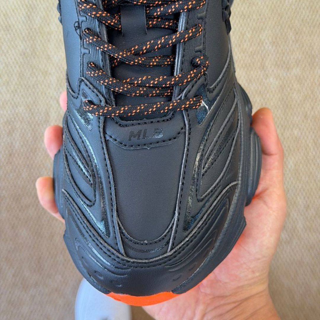 MLB Big Ball Chunky P New York Yankees Black Orange Trainers Sneakers Shoes 3ASXCL01N-50BKS