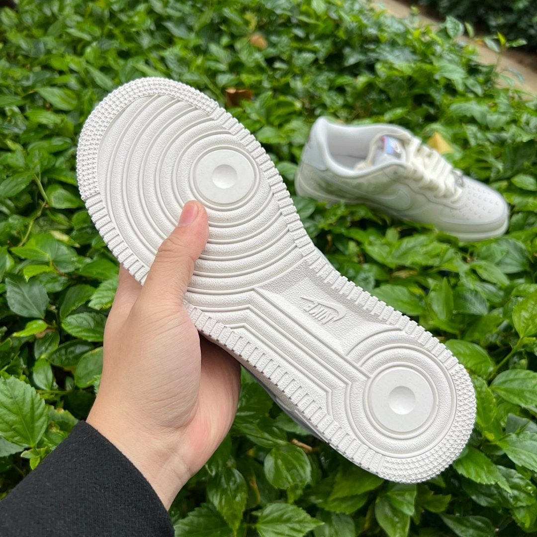 Nike Air Force 1 Low Year of the Dragon 2024 FD0746-100 Sail White Cream Embossed Dragon Pattern Lunar New Year Red Mini Swoosh Sneakers