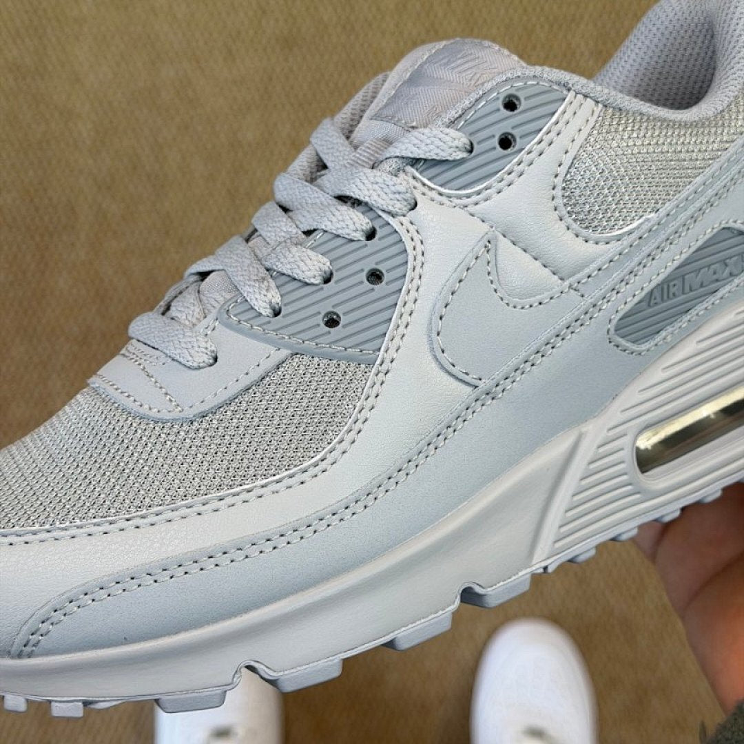 Nike Air Max 90 Pure Platinum Light Grey White Trainers Sneakers - DJ6205-100