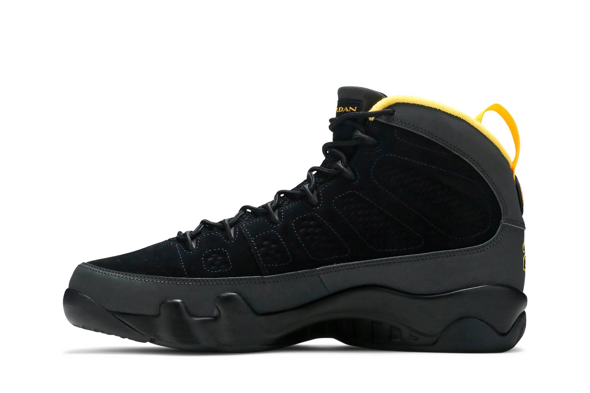 Air Jordan 9 Retro Dark Charcoal University Gold CT8019-070