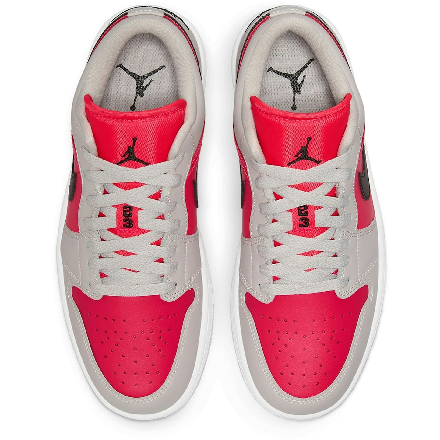 ( Women ) Air Jordan 1 Low 'Light Iron Ore Siren Red' DC0774-060