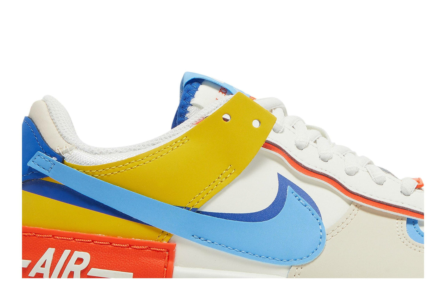 ( Women ) Nike Air Force 1 Low Shadow 'Sail Game Royal Rush Orange University Blue' CI0919-115