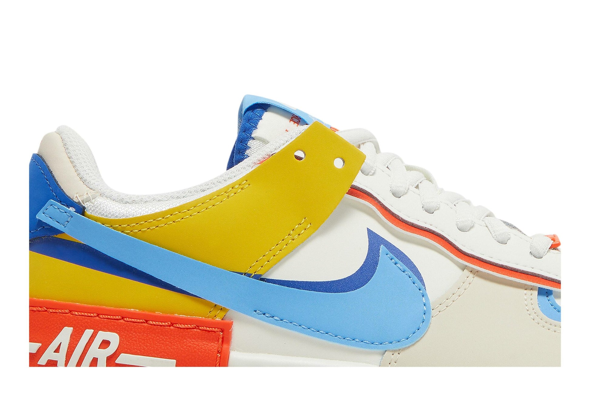 ( Women ) Nike Air Force 1 Low Shadow 'Sail Game Royal Rush Orange University Blue' CI0919-115