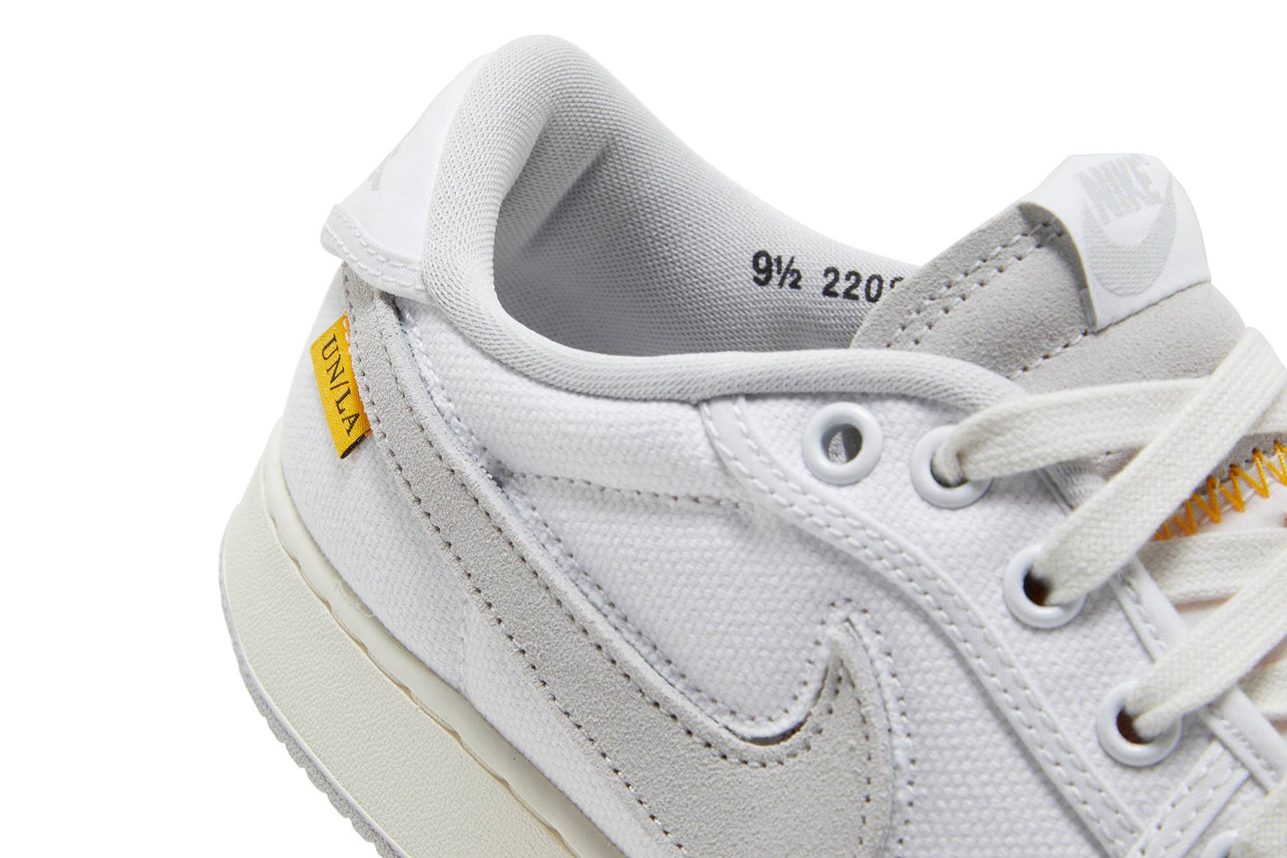 Union LA X Air Jordan 1 KO Low White Neutral Grey DO8912-101