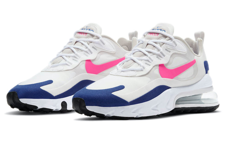 Nike Air Max 270 React White Pink Blue CU7833-101
