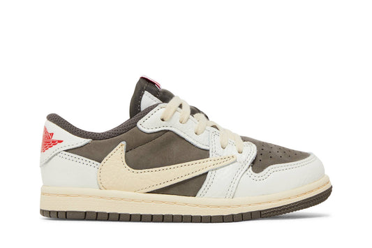 ( Preschool ) Travis Scott X Air Jordan 1 Low OG Reverse Mocha DO5442-162