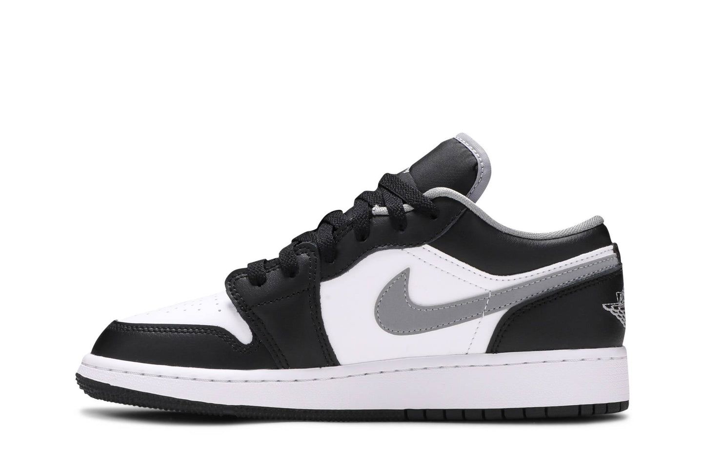 ( Grade School ) Air Jordan 1 Low Black Medium Grey 553560-040