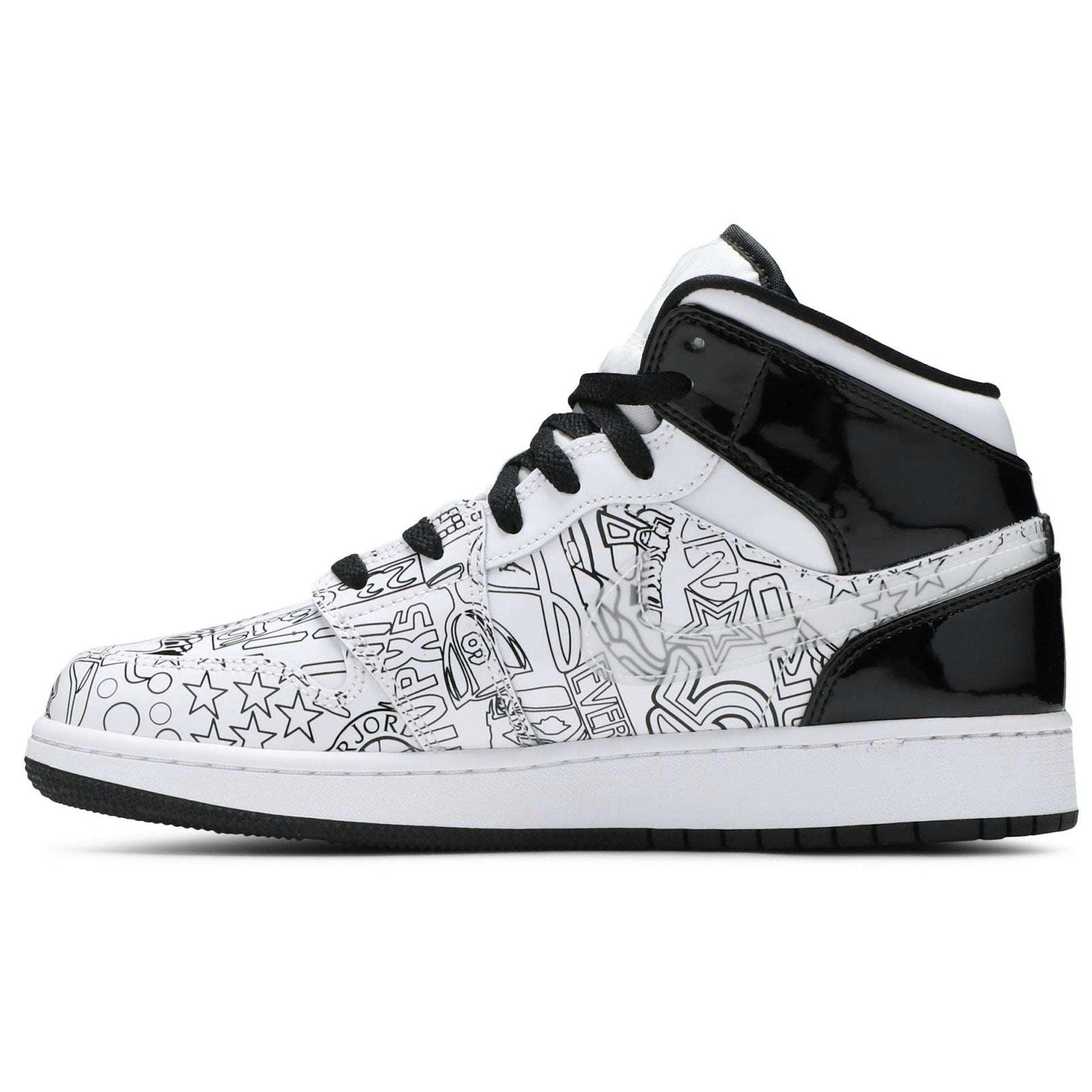 ( Grade School ) Air Jordan 1 Mid 'DIY' DC4099-100