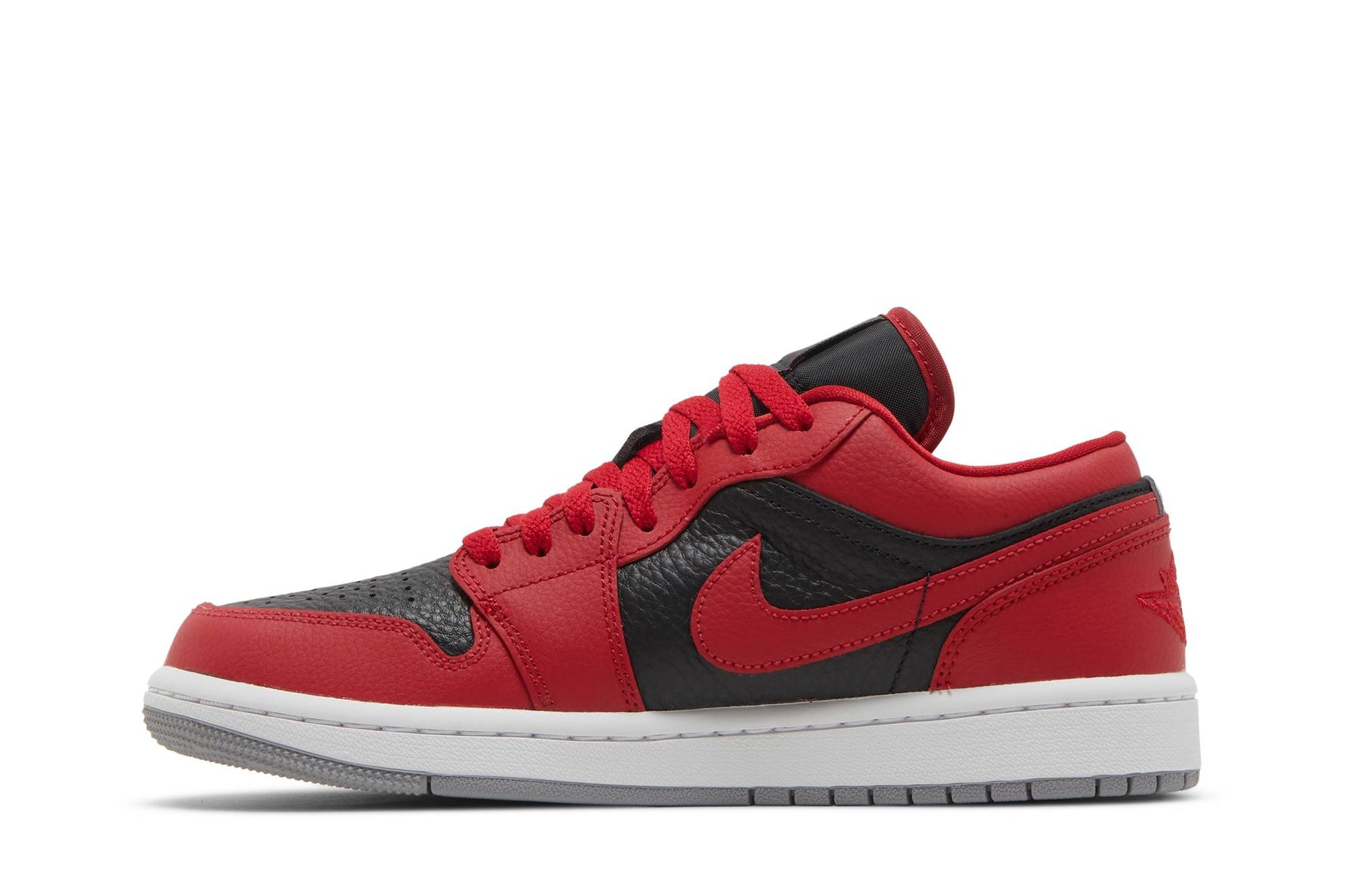 ( Women ) Air Jordan 1 Low SE 'Split – Gym Red Cement Grey' DR0502-600
