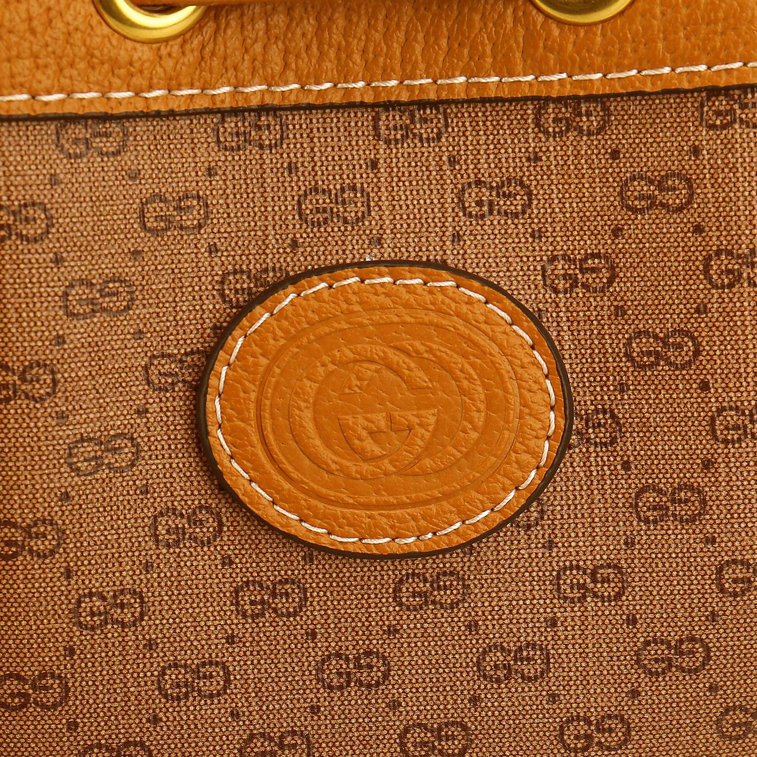 Disney x Gucci Mickey Mouse Monogram Canvas Bucket Bag - Brown