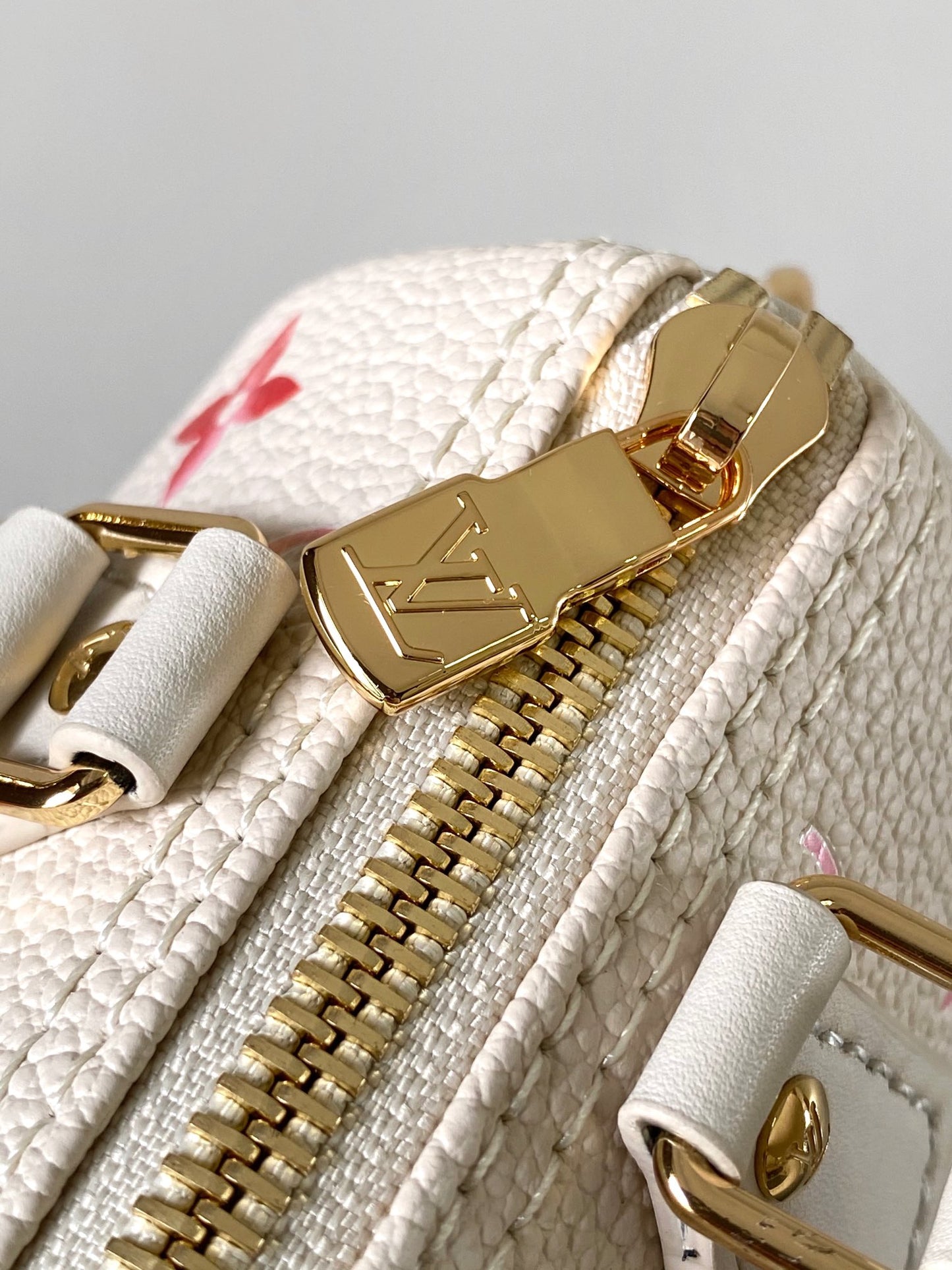 Louis Vuitton Nano Speedy Handbag - Pink Gradient Monogram Empreinte Leather