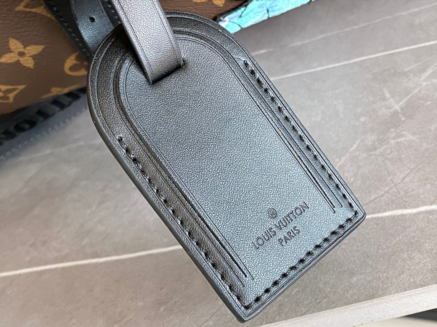 Louis Vuitton Brown Monogram Canvas Travel Duffle Bag with Cartoon Print