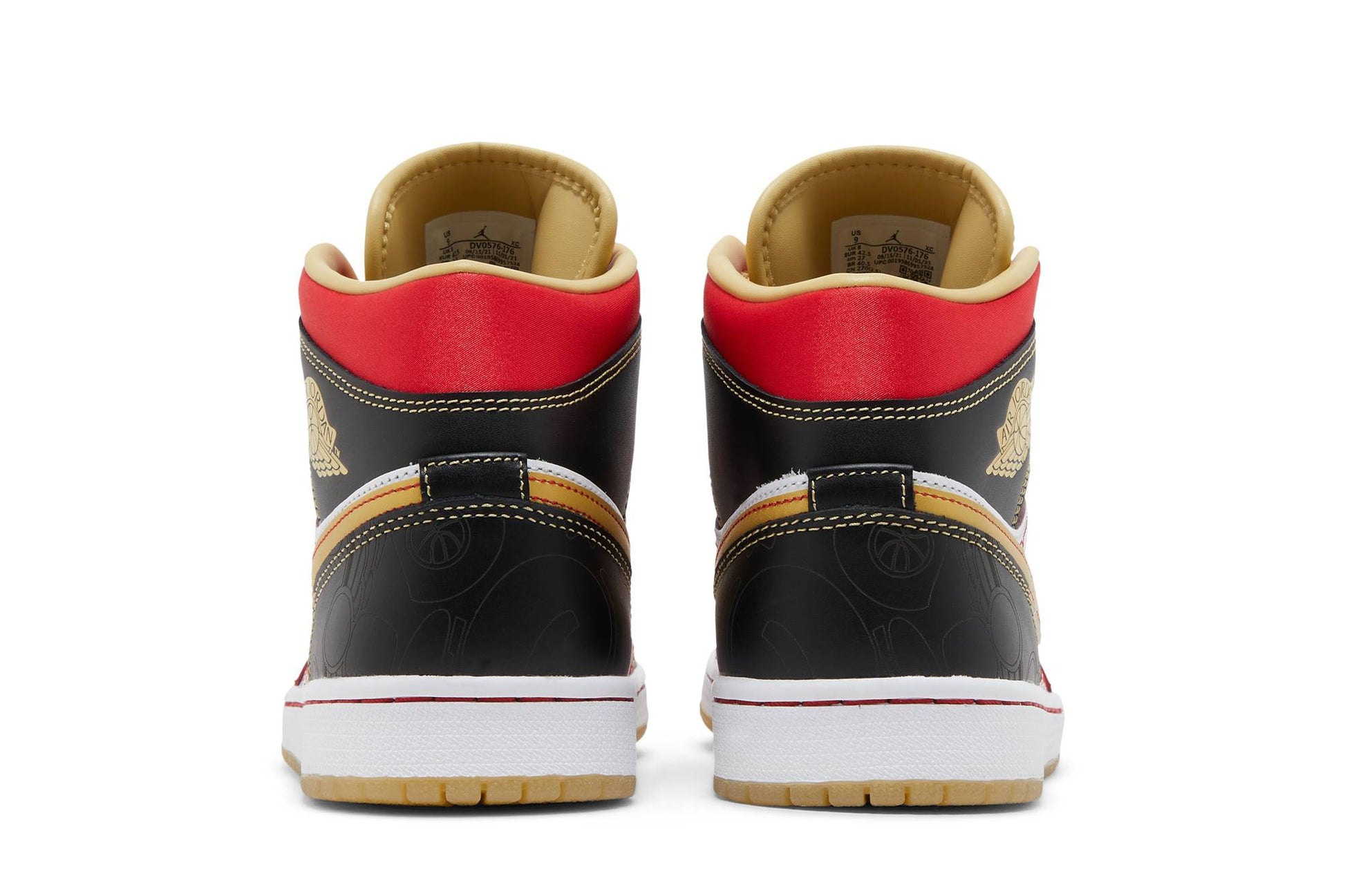 Air Jordan 1 Mid XQ 'White Black Sport Red' 2022 DV0576-176