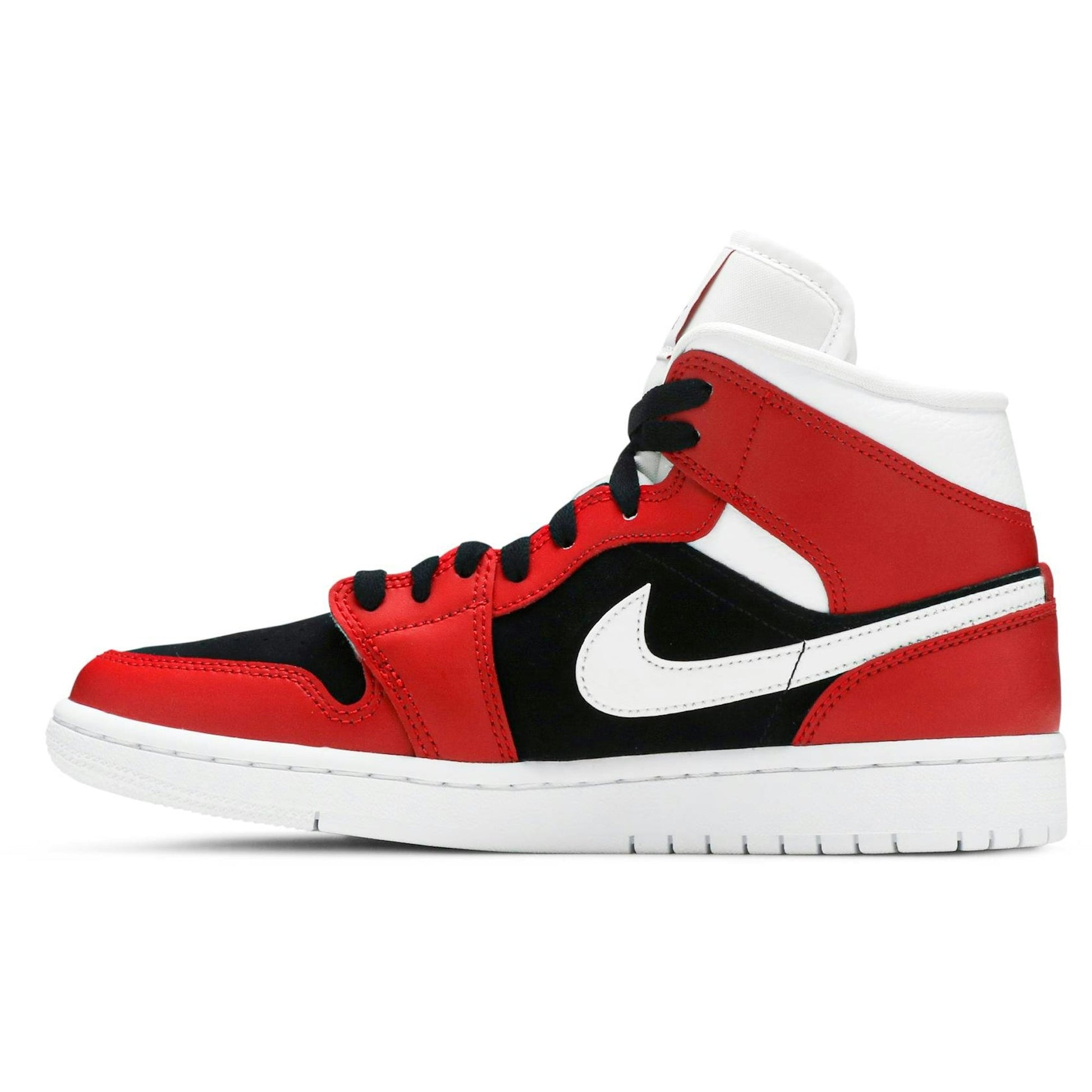 ( Women ) Air Jordan 1 Mid 'Gym Red Black' BQ6472-601