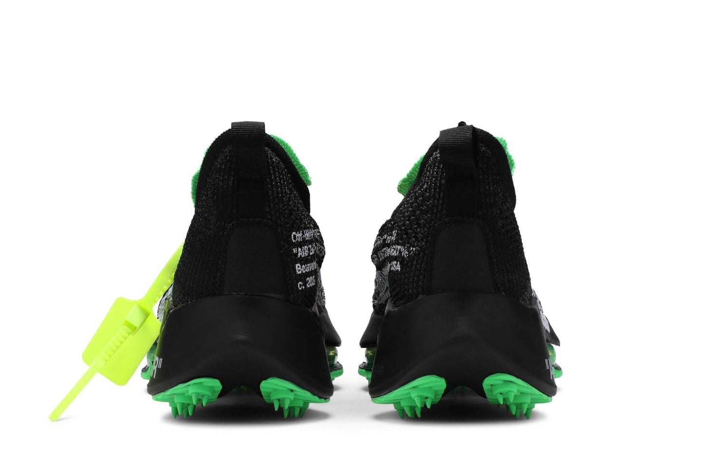 Off-White X Nike Air Zoom Turbo Next% Flyknit 'Black' CV0697-001
