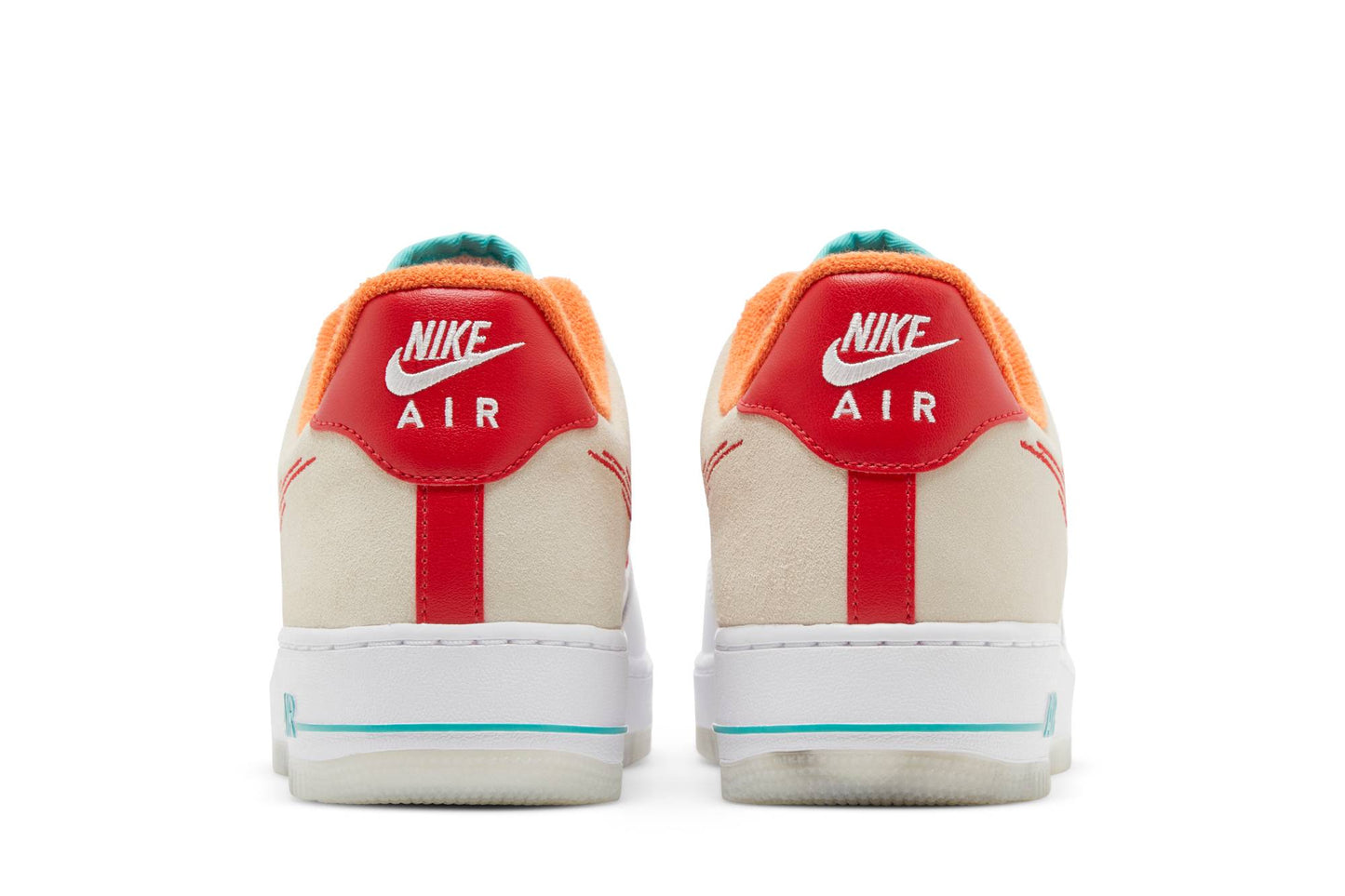 Nike Air Force 1 Low 'Just Do It White Red Teal' FD4205-161