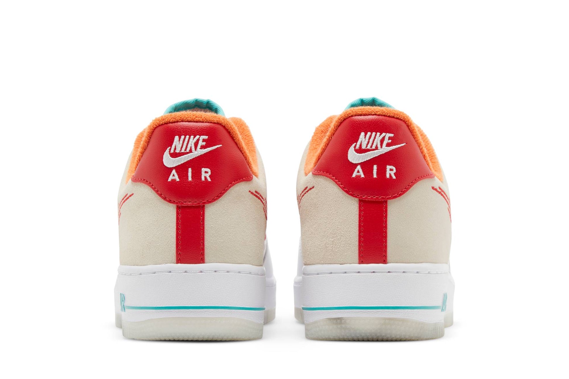 Nike Air Force 1 Low 'Just Do It White Red Teal' FD4205-161