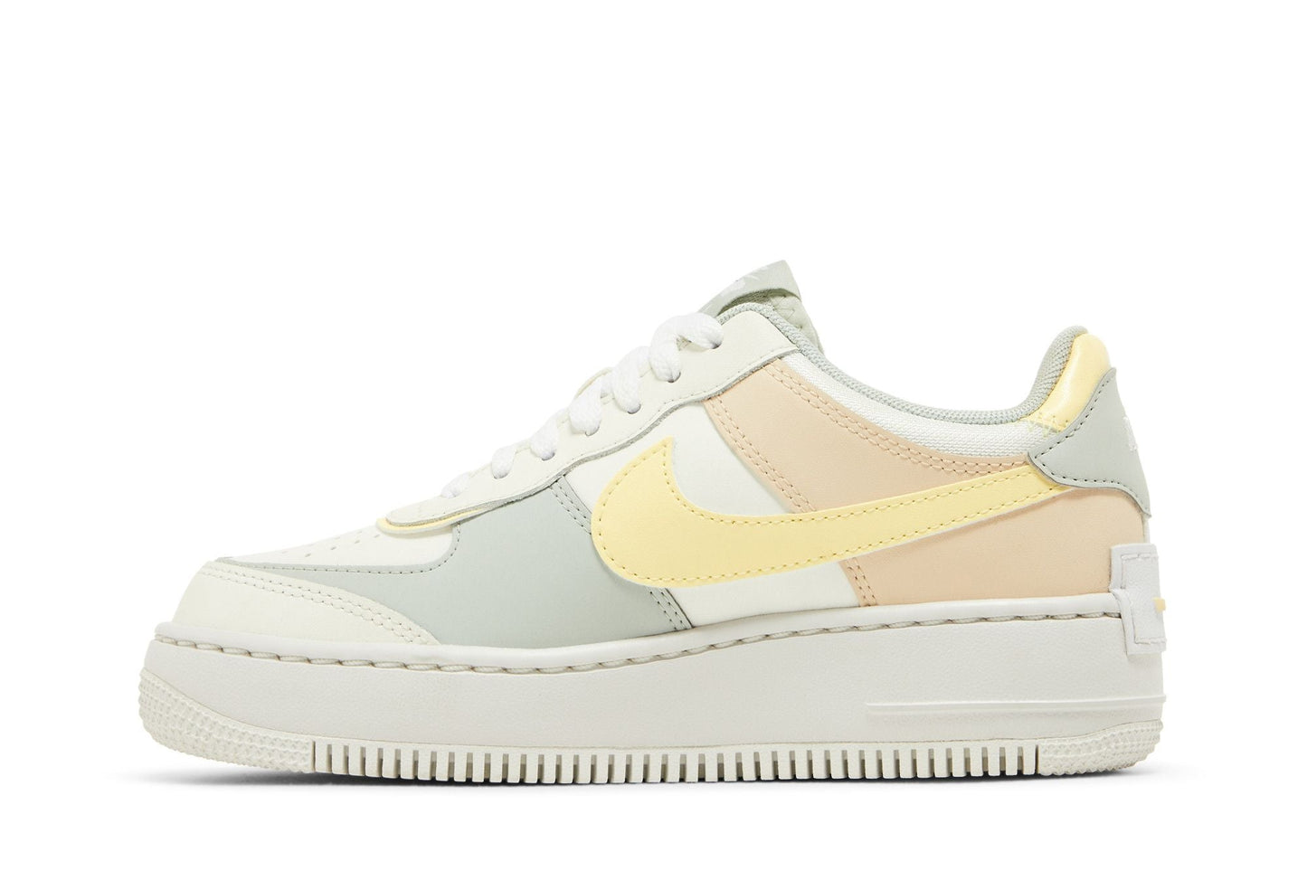 ( Women ) Nike Air Force 1 Shadow 'Pearl White Citron Tint' DR7883-101