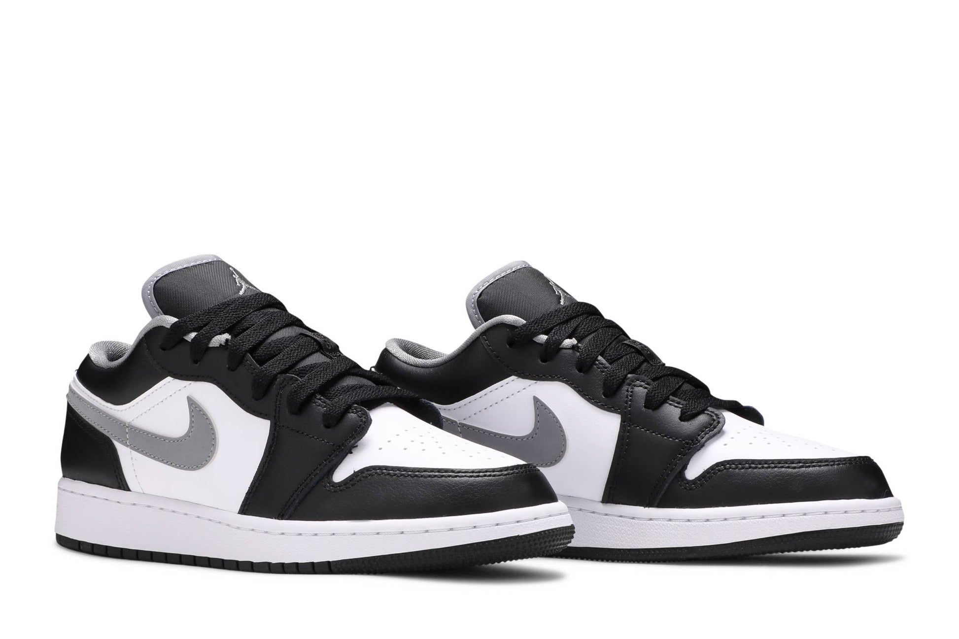 ( Grade School ) Air Jordan 1 Low Black Medium Grey 553560-040