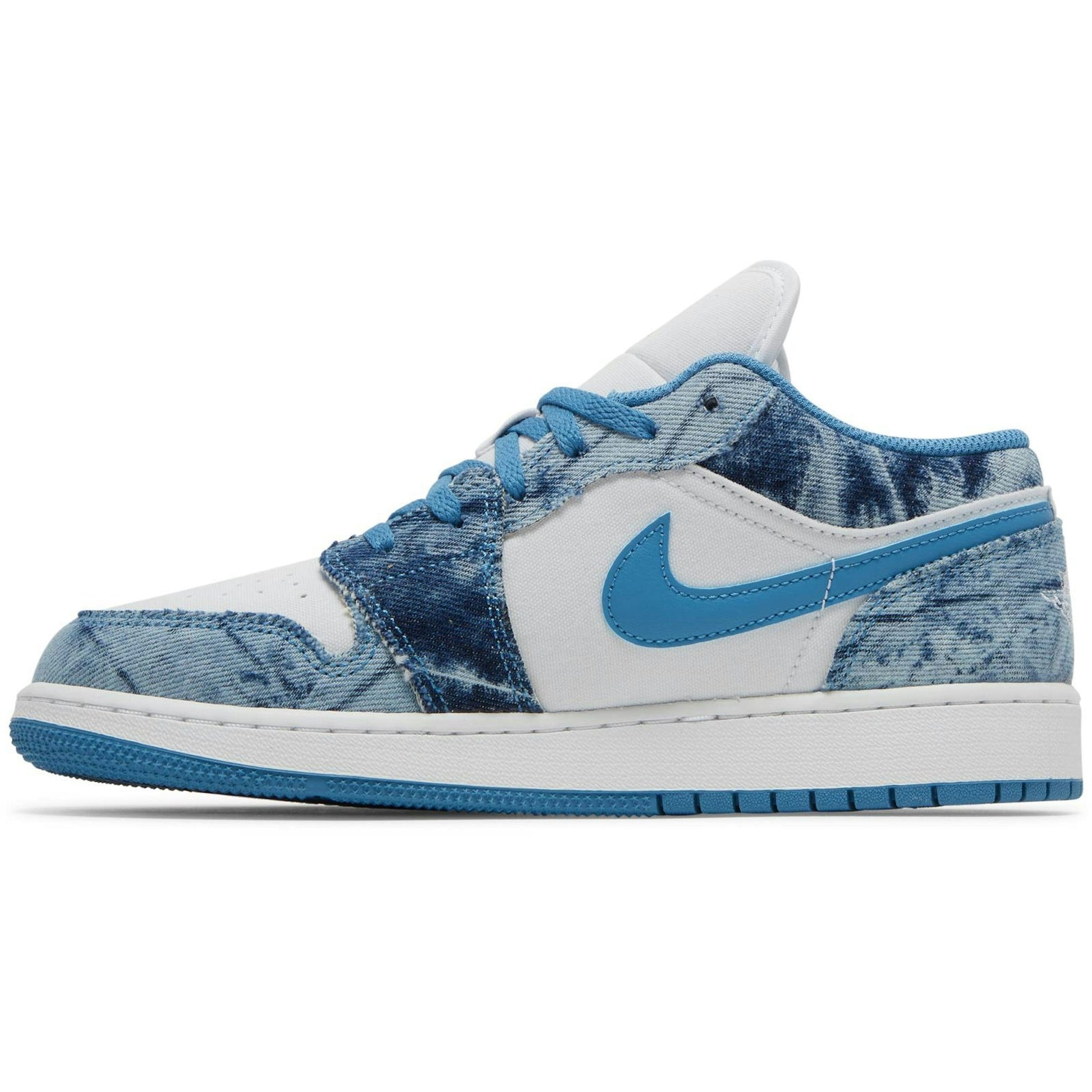 ( Grade School ) Air Jordan 1 Low 'Washed Denim' DM8947-100