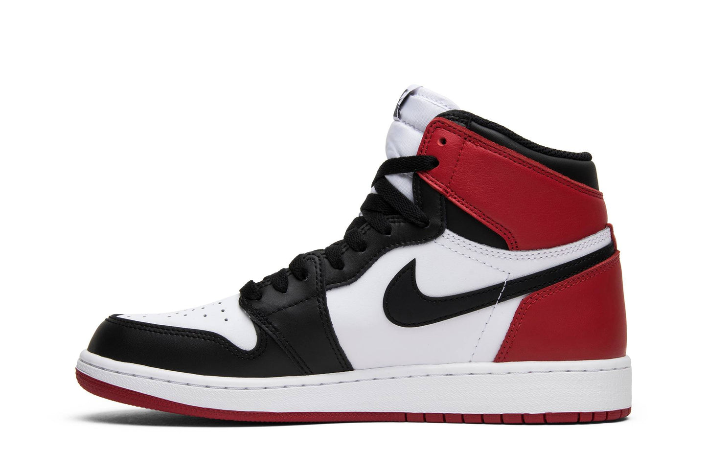 ( Grade School ) Air Jordan 1 Retro BG Black Toe 2016 575441-125