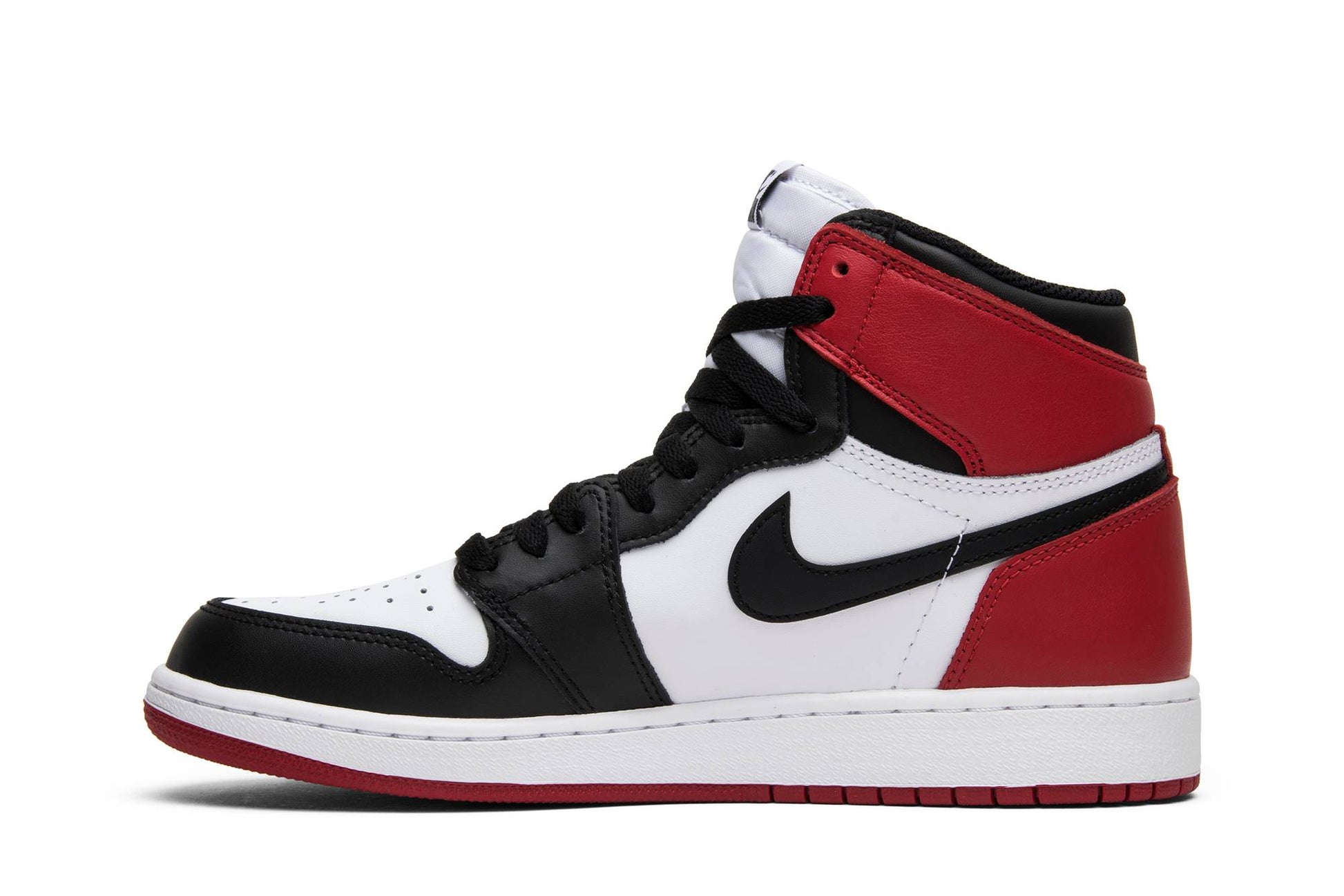 ( Grade School ) Air Jordan 1 Retro BG Black Toe 2016 575441-125