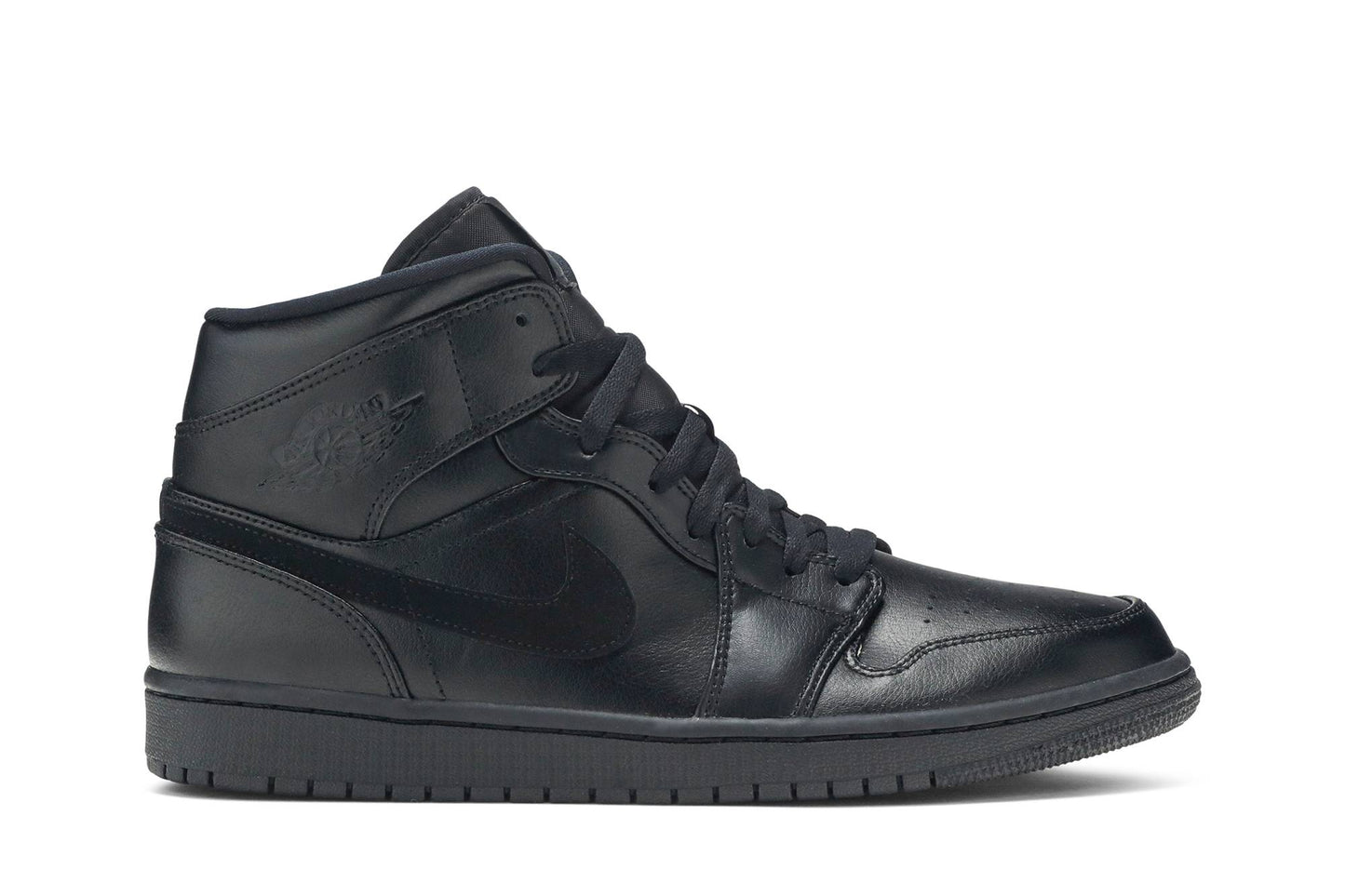 Air Jordan 1 Mid 'Triple Black' 554724-090