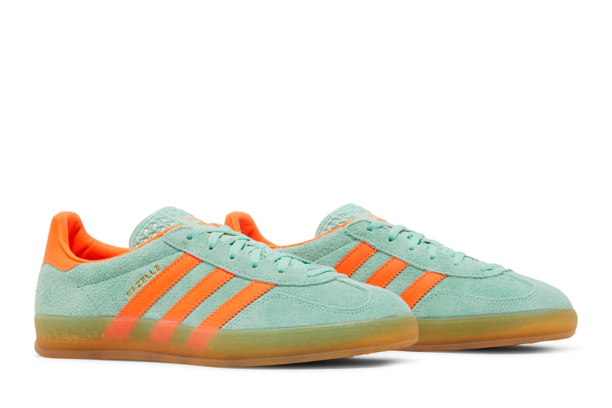 ( Women ) Adidas Gazelle Indoor 'Pulse Mint Solar Orange' HQ8714