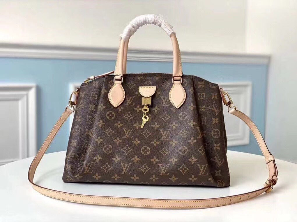 Louis Vuitton Monogram Canvas Flower Zipped Tote MM Handbag