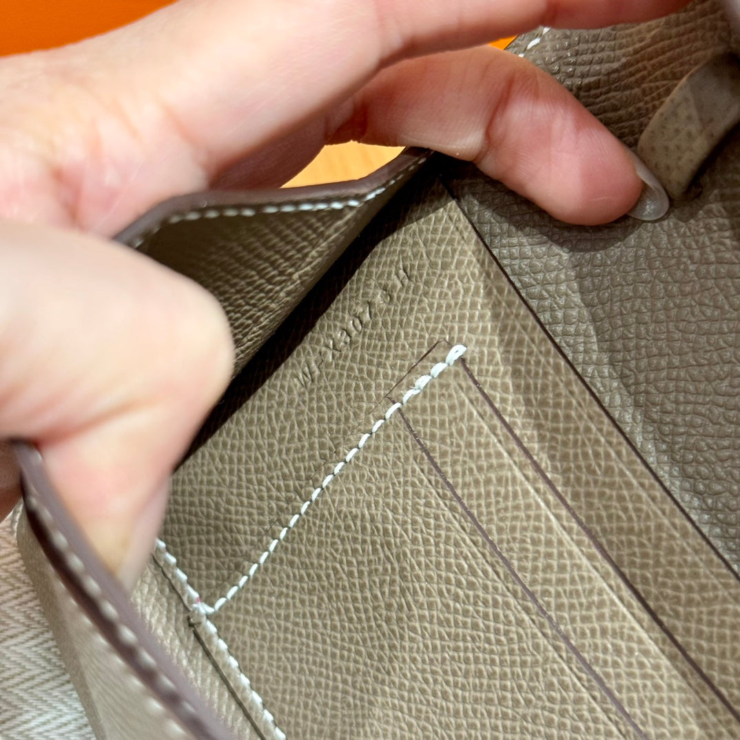Hermès Constance To Go Wallet - Epsom Leather - Etoupe