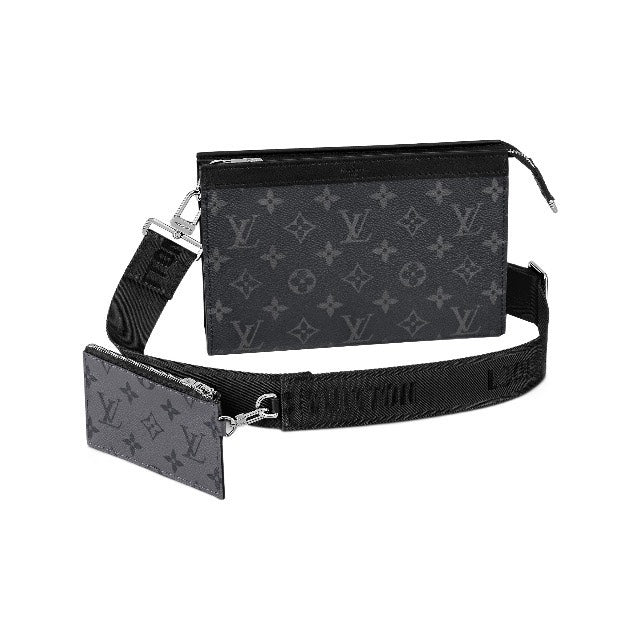 Louis Vuitton Trio Messenger Bag - Monogram Eclipse &amp; Reverse Canvas - Men's Crossbody
